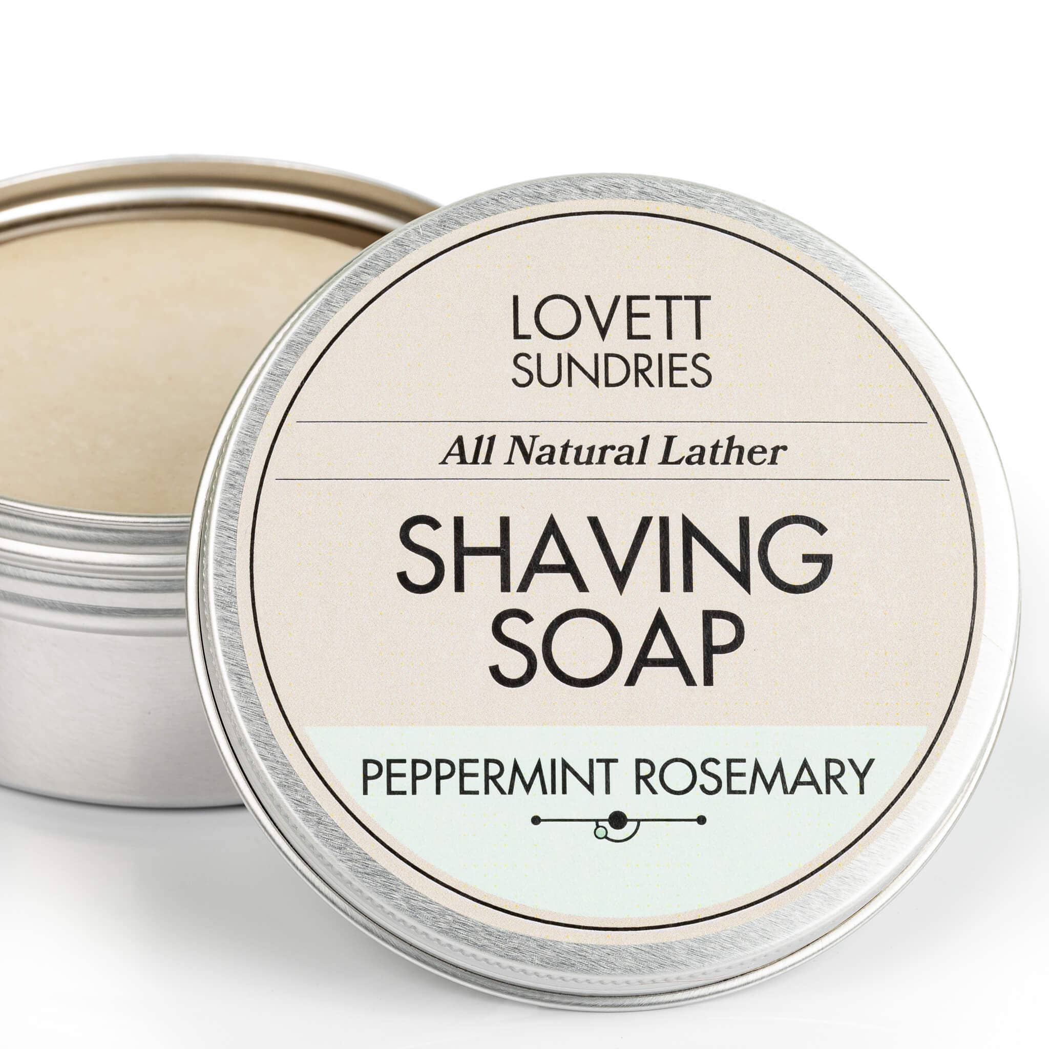 Shaving Soap Tin
