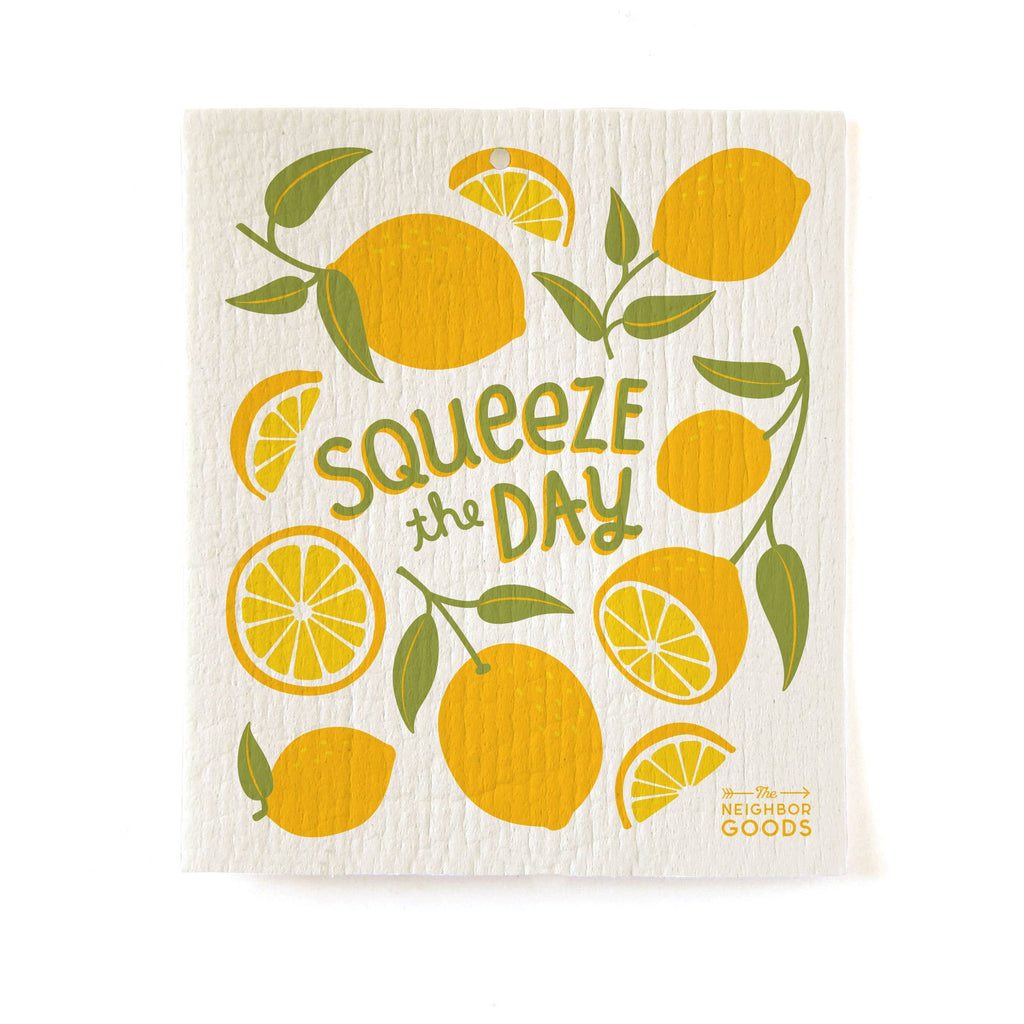 Tea Towel + Swedish Dish Cloth Set