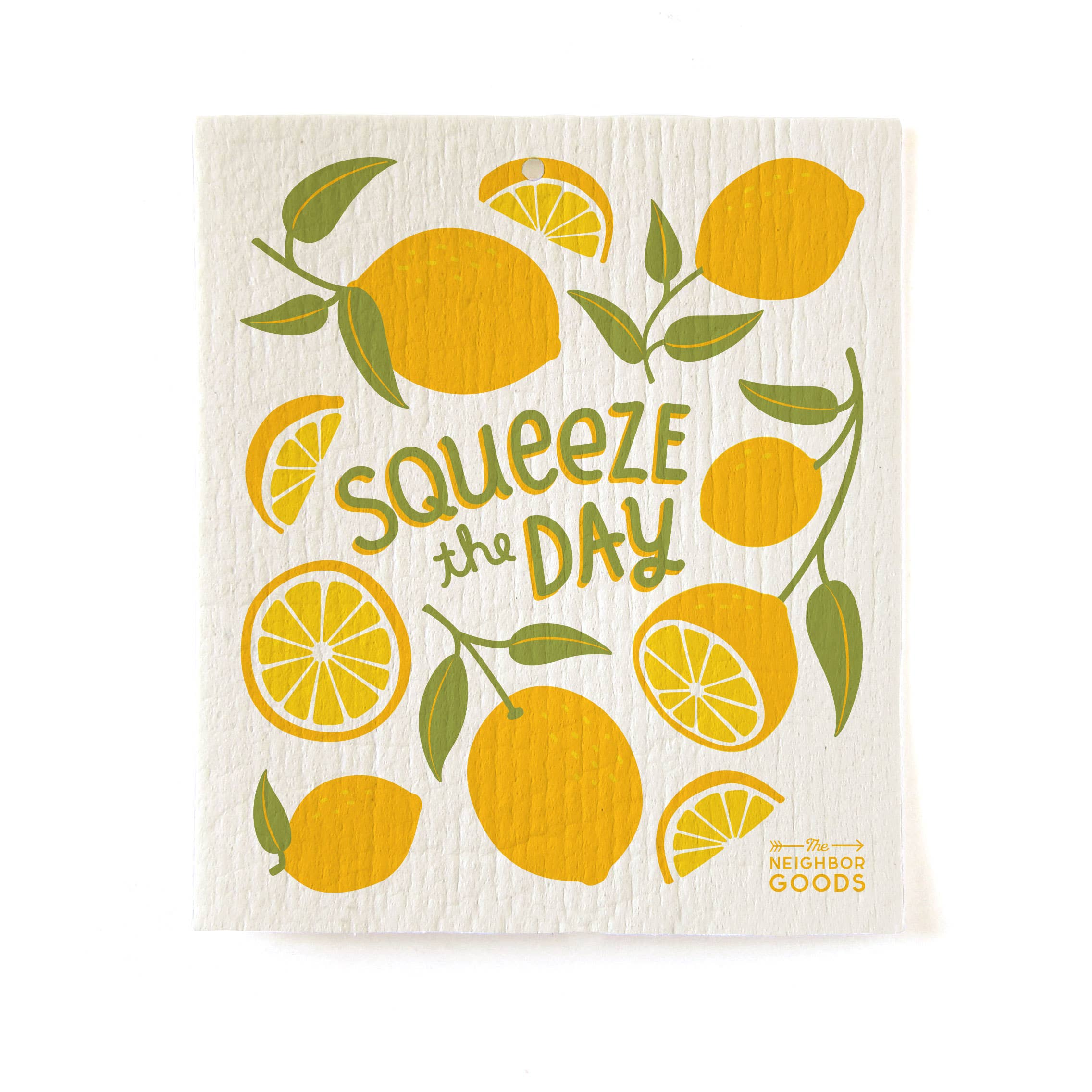 Tea Towel + Swedish Dish Cloth Set