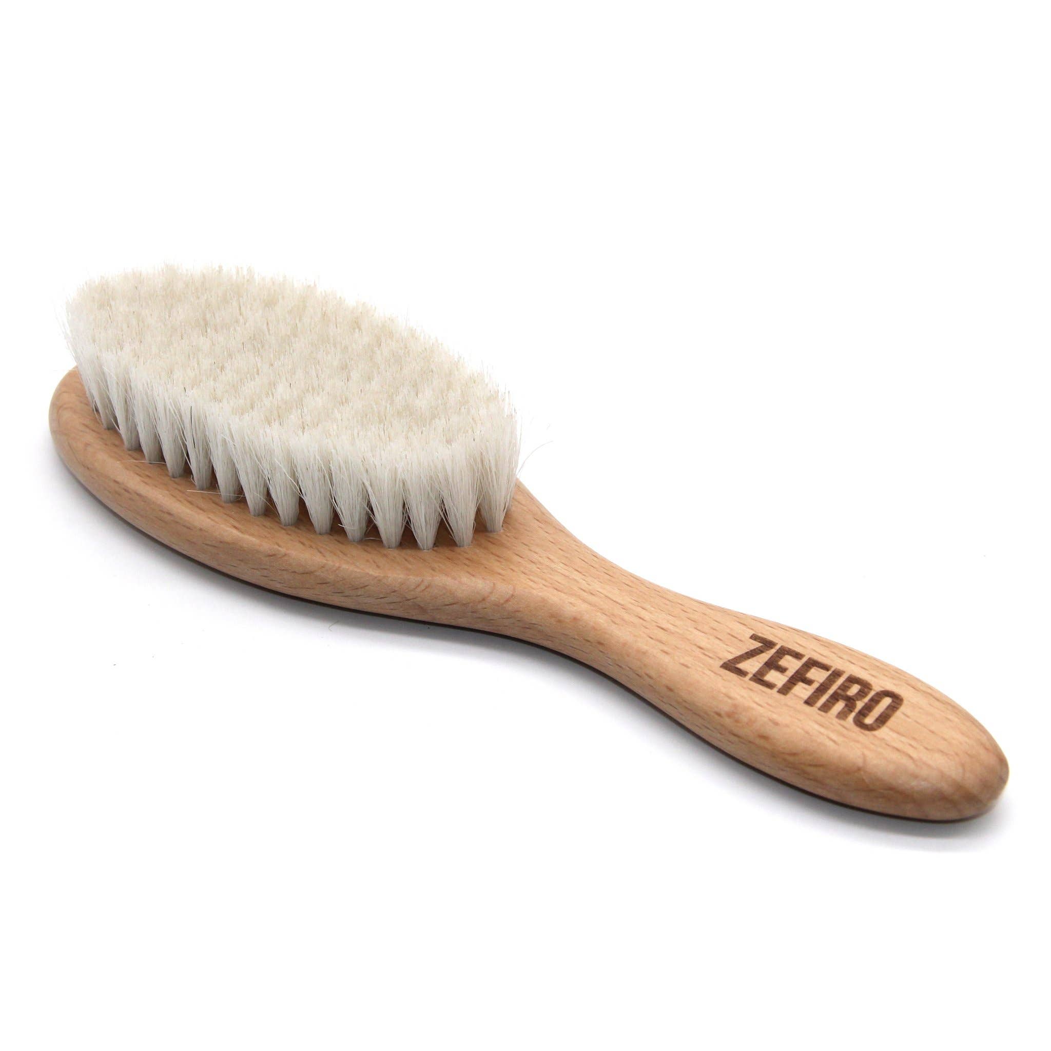 Goat Hair Baby Hairbrush