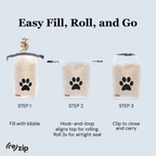 Reusable Roll Top Pet Food Storage Bag