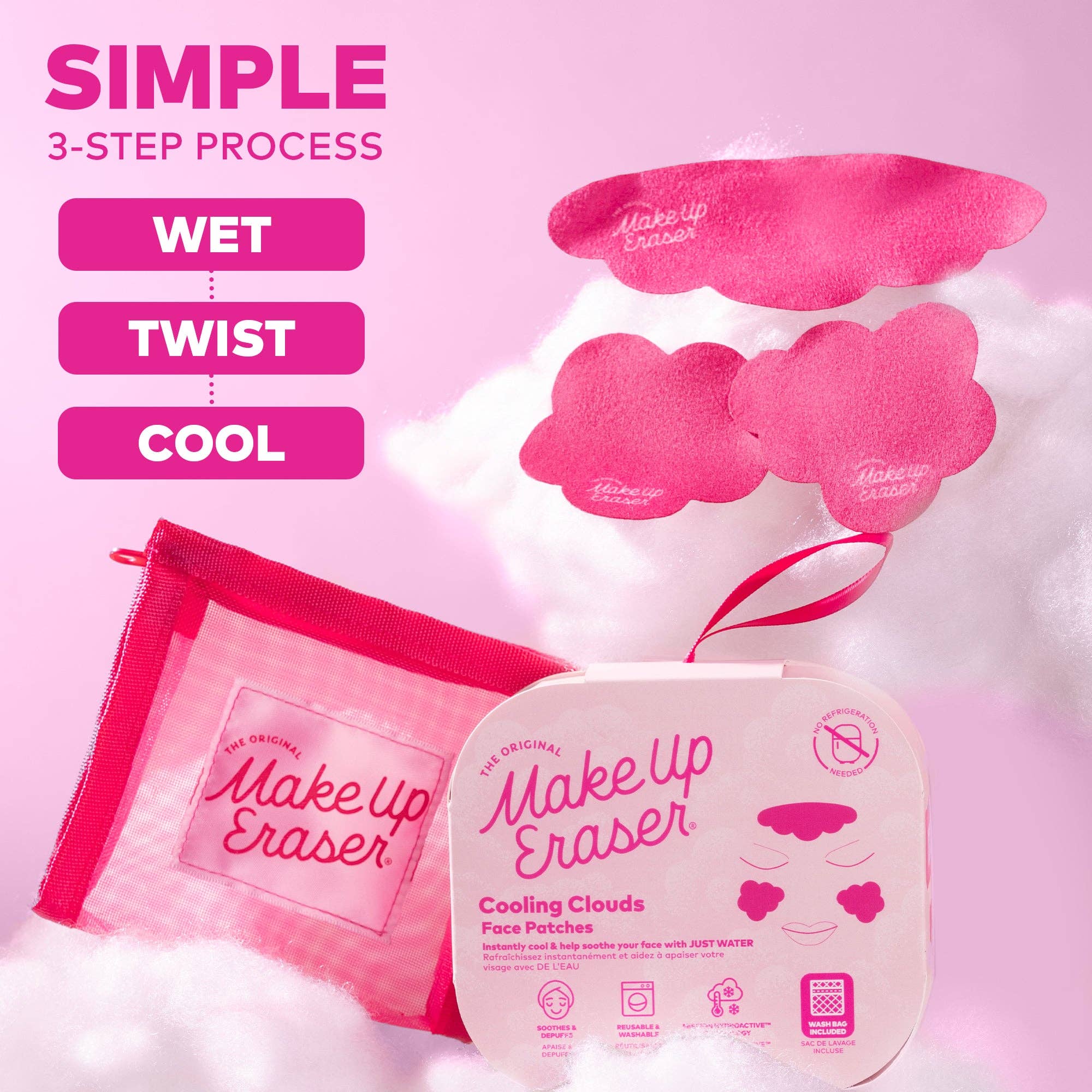 Cooling Clouds Reusable Facial Patches