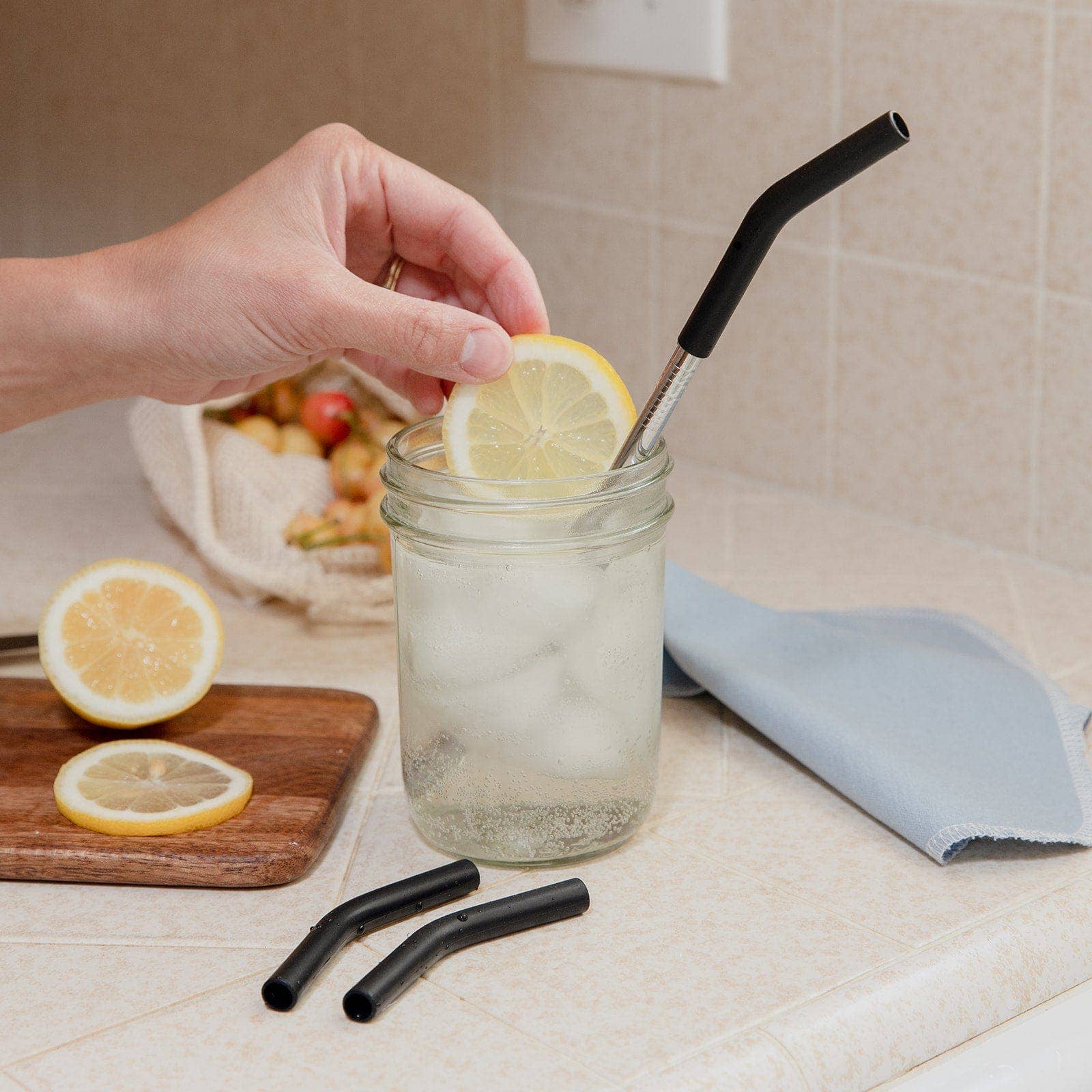 Silicone Straw Tips - 3 Pack
