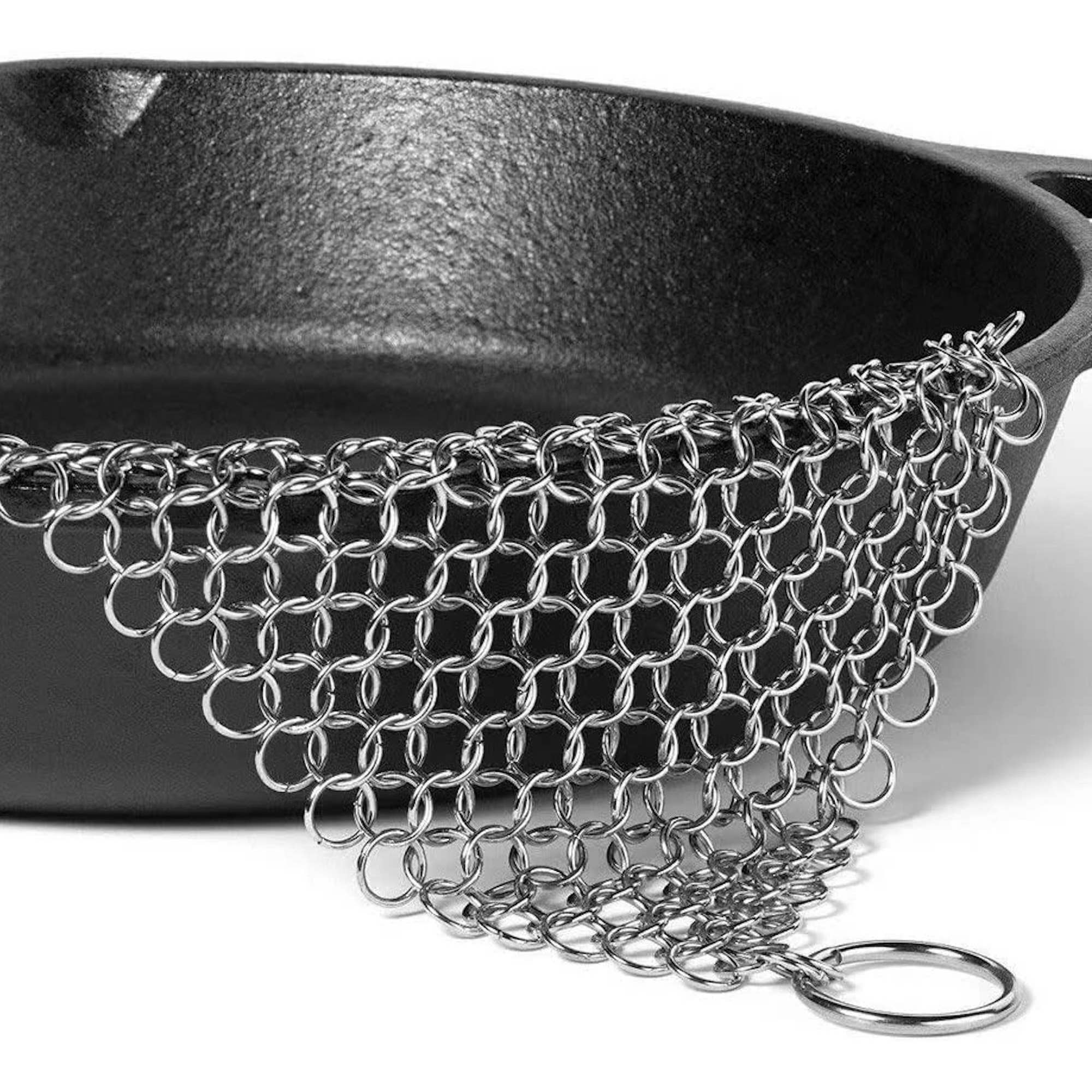 Chain Mail Cast Iron Scrubber
