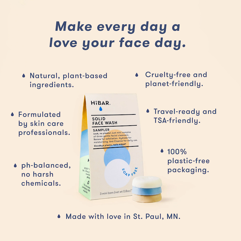 Solid Face Wash Bar Sampler