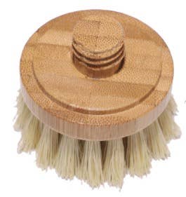Bamboo Dish Brush - Screw Brush Head