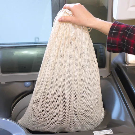 Mesh Laundry Bag w/ Drawstring